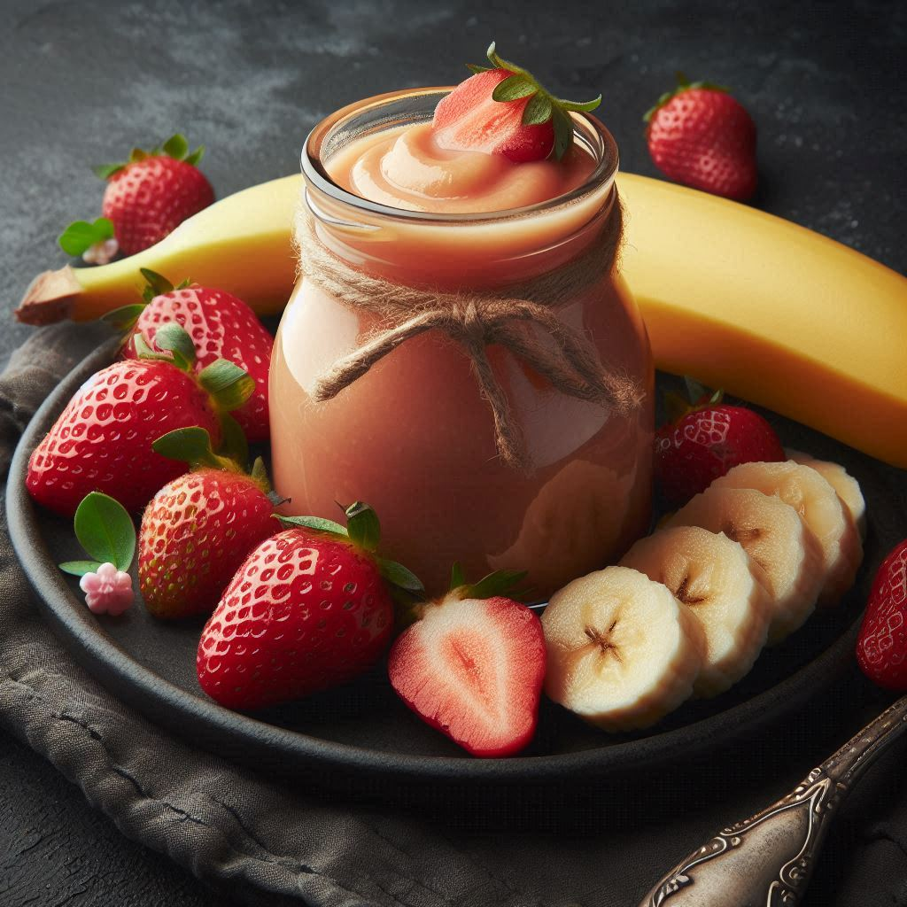 Strawberry Banana Baby Food